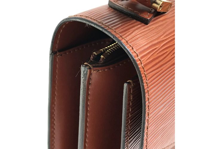 Borsa a mano Epi M52133 di Louis Vuitton Marrone - vista 7
