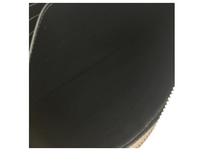 Borsa clutch in pelle grigia Louis Vuitton Marrone - vista 10
