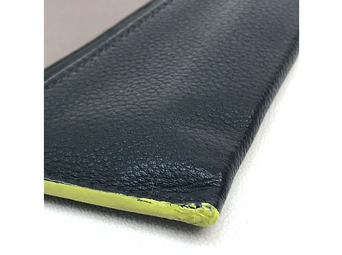Borsa clutch in pelle grigia Louis Vuitton Marrone - vista 3