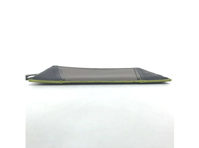 Borsa clutch in pelle grigia Louis Vuitton Marrone - vista 4
