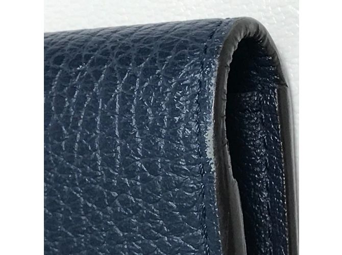 Louis Vuitton M58818 Bifold Long Wallet in Navy Navy blue - view 7