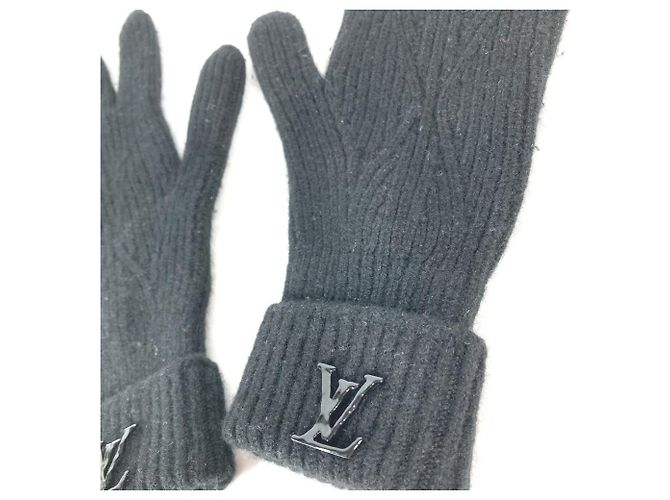 Guanti neri Louis Vuitton M77960 Nero - vista 5