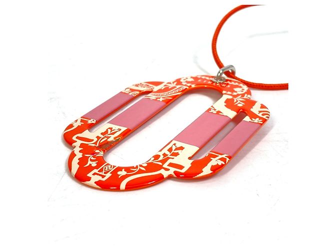 Hermès Collana di accessori Attrage Hermes Plate Arancione - vista 3