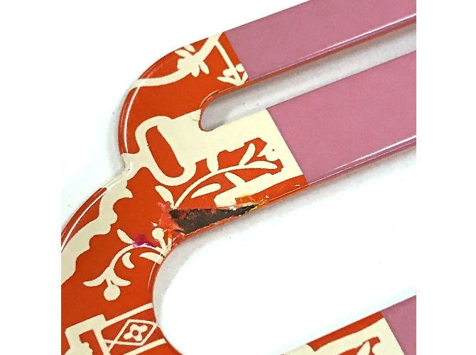Hermès Collana di accessori Attrage Hermes Plate Arancione - vista 4
