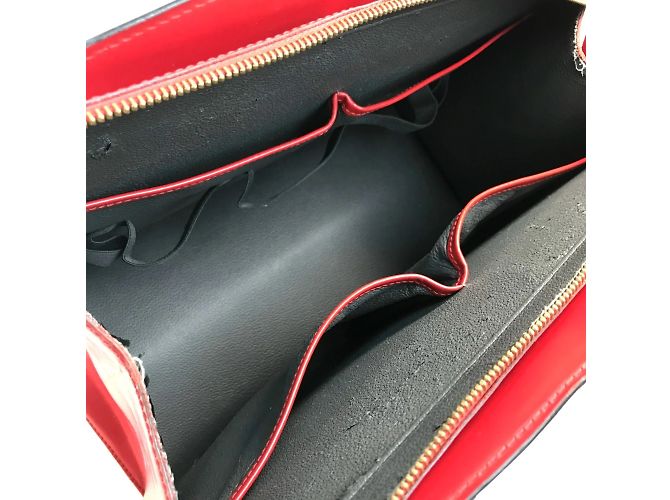 Borsa Louis Vuitton Epi in rosso castigliano - vista 10