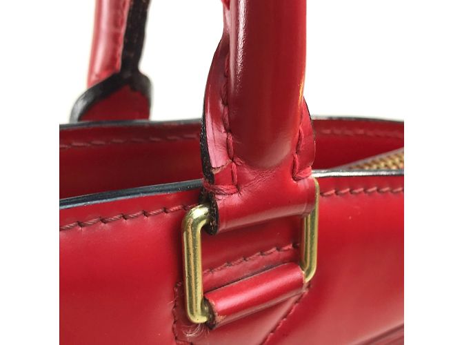 Borsa Louis Vuitton Epi in rosso castigliano - vista 8