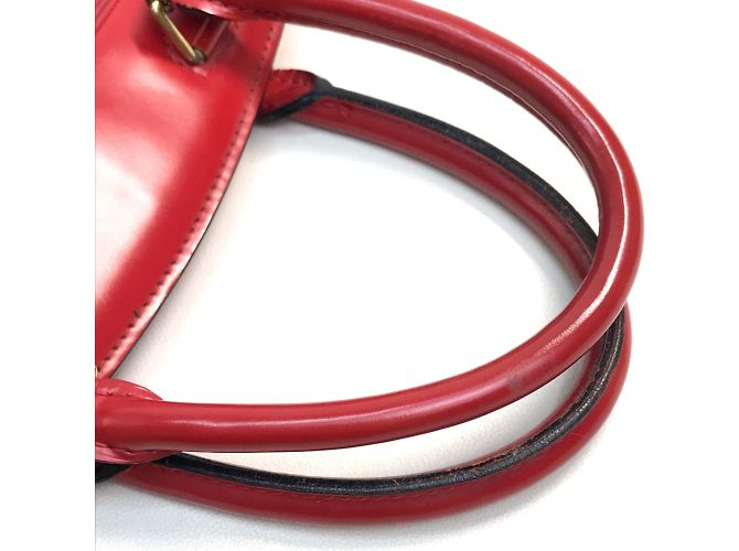 Borsa Louis Vuitton Epi in rosso castigliano - vista 9