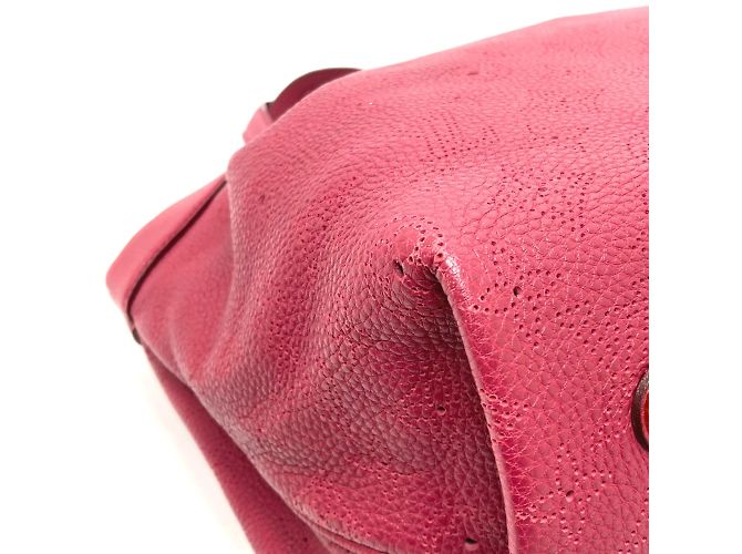 Borsa a mano Monogram Mahina M93817 di Louis Vuitton Rosso - vista 7