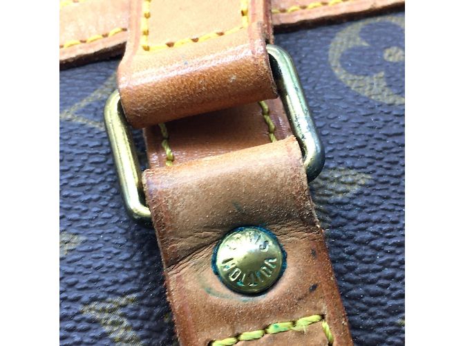 Borsa Boston Monogram Louis Vuitton Marrone - vista 6