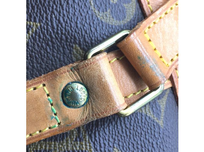 Borsa Boston Monogram Louis Vuitton Marrone - vista 8