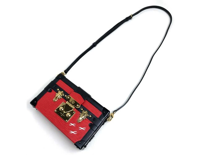 Borsa a Spalla Pochette Epi M54651 di Louis Vuitton Rosso - vista 16