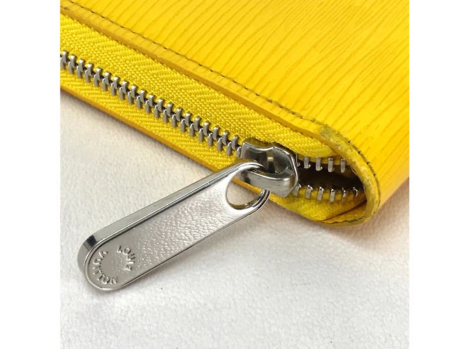 Epi Zip Around Langbörse von Louis Vuitton Gelb - Ansicht 7