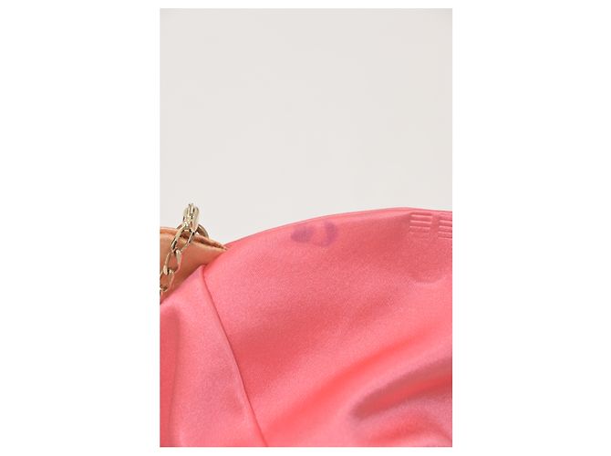 Sac bandoulière Teddy Bear de Charlotte Olympia en satin rose - vue 18