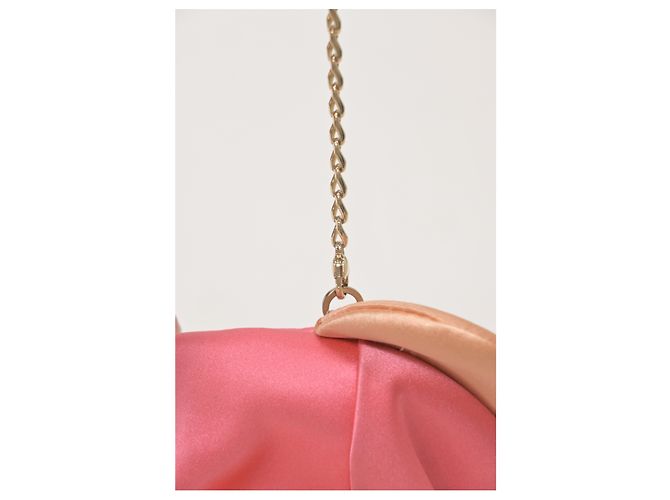 Sac bandoulière Teddy Bear de Charlotte Olympia en satin rose - vue 19