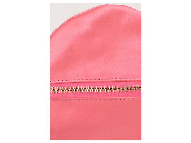Sac bandoulière Teddy Bear de Charlotte Olympia en satin rose - vue 20