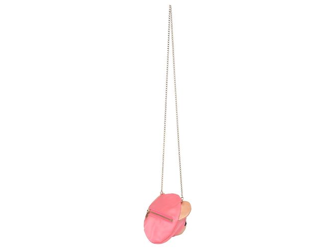 Sac bandoulière Teddy Bear de Charlotte Olympia en satin rose - vue 3