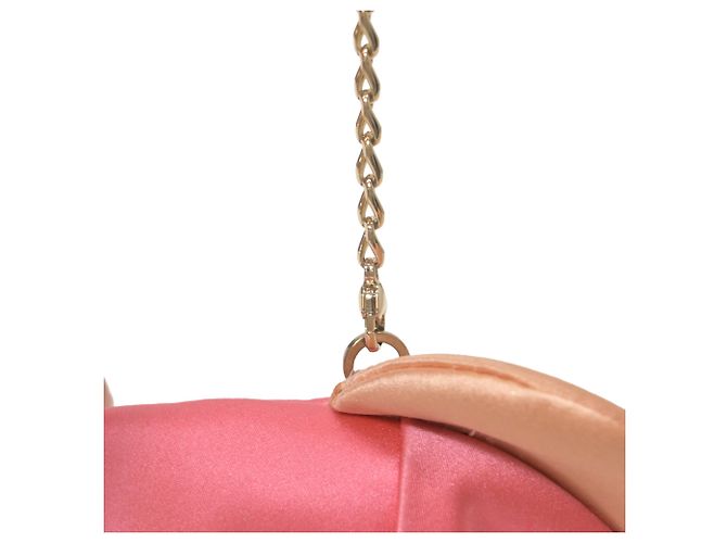 Sac bandoulière Teddy Bear de Charlotte Olympia en satin rose - vue 9