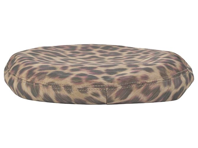 Hermès-Beret aus Polyester mit Tierdruck - Ansicht 2