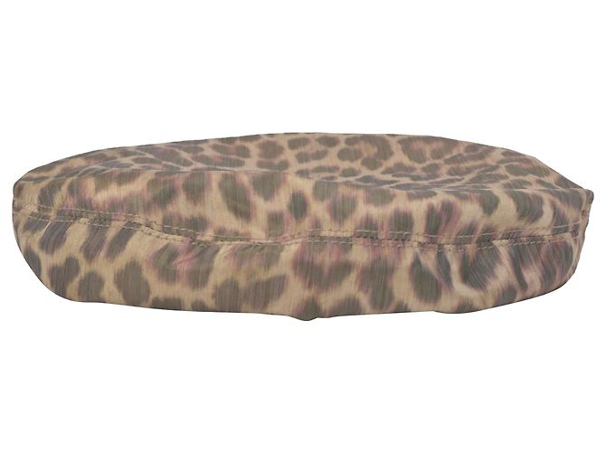 Hermès-Beret aus Polyester mit Tierdruck - Ansicht 3