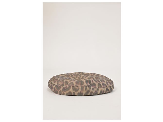 Hermès-Beret aus Polyester mit Tierdruck - Ansicht 5