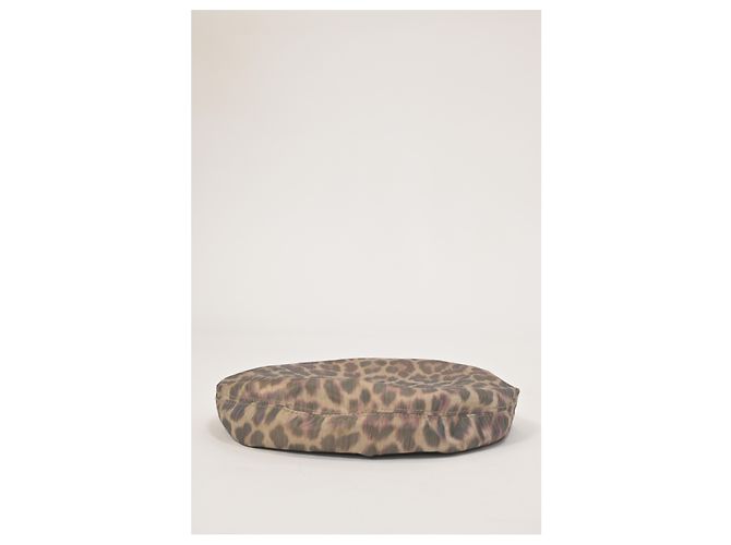 Hermès-Beret aus Polyester mit Tierdruck - Ansicht 7