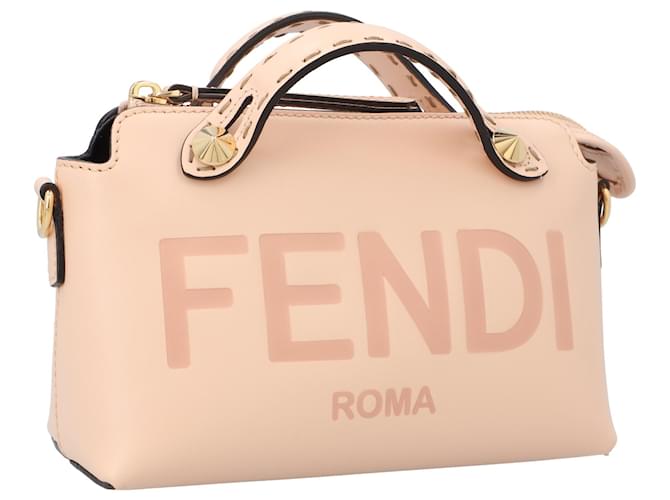Fendi By The Way Mini Beige Marrone - vista 2