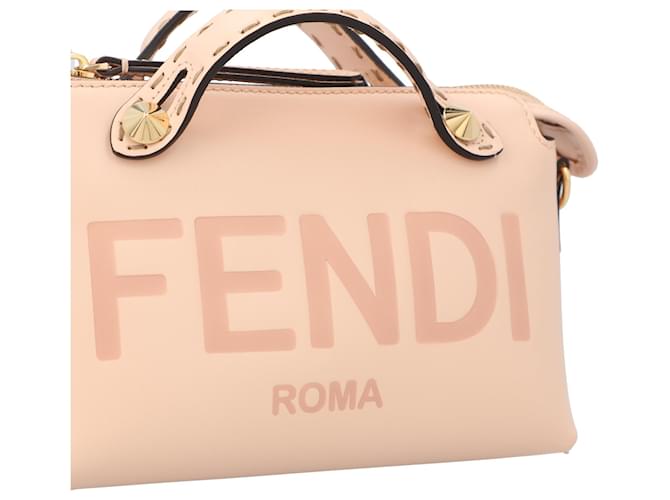 Fendi By The Way Mini Beige Marrone - vista 5