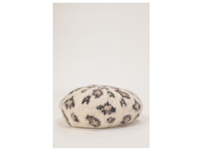 Berretto Leopardo Baby Eugenia Kim in Lana con Stampa Animale - vista 5