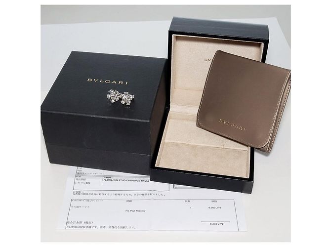 Autre Marque Orecchini Flora in oro bianco 18K Bvlgari - vista 6