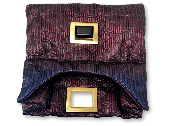 Louis Vuitton Clutch Monogram Ombre Altair pieghevole LV Blu Viola scuro - vista 4