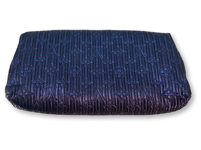Louis Vuitton Clutch Monogram Ombre Altair pieghevole LV Blu Viola scuro - vista 6