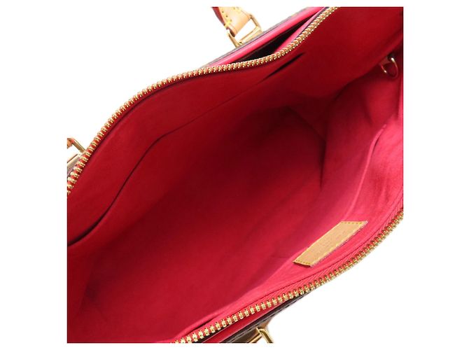 Borsa Tote Monogram Pallas M41175 di Louis Vuitton Marrone Fuschia Monogramma - vista 5