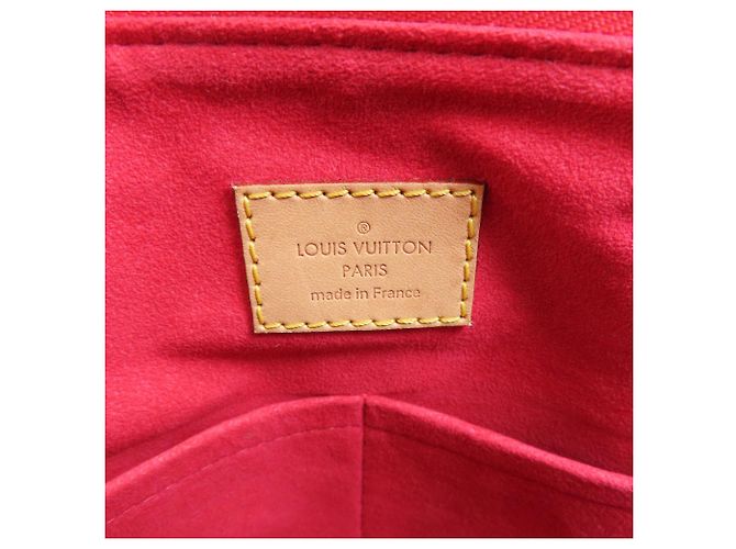 Borsa Tote Monogram Pallas M41175 di Louis Vuitton Marrone Fuschia Monogramma - vista 6