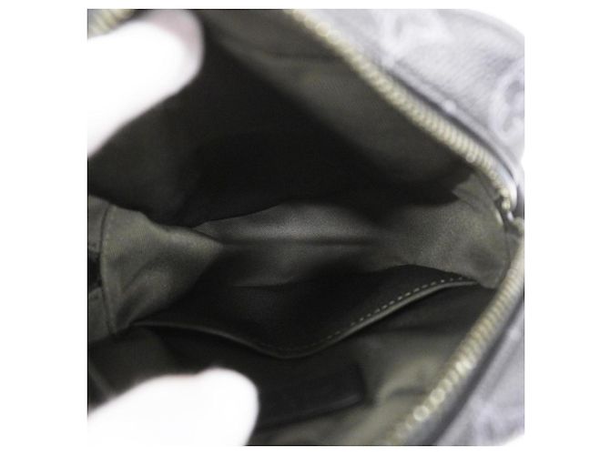 Borsa a Spalla Louis Vuitton Monogram Eclipse Vivienne M43677 Danube PM Nero - vista 4