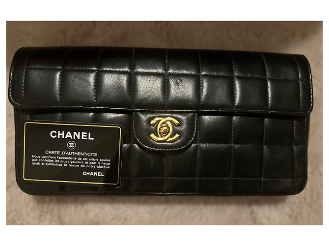 Chanel East West Borsa in pelle nera trapuntata Nero - vista 5