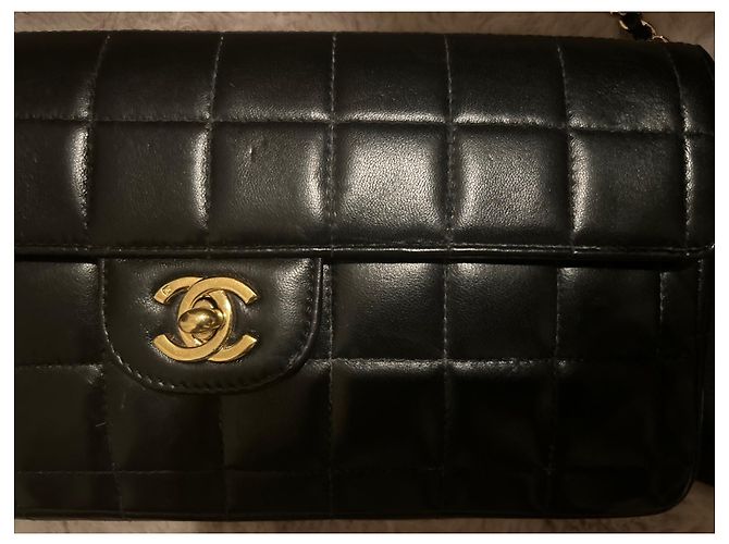 Chanel East West Borsa in pelle nera trapuntata Nero - vista 7