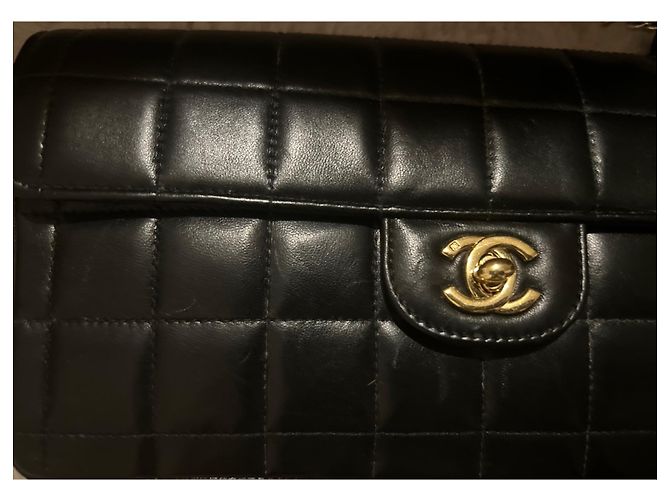 Chanel East West Borsa in pelle nera trapuntata Nero - vista 9