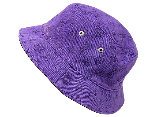 Cappello bucket essenziale Monogram viola Louis Vuitton Porpora - vista 2