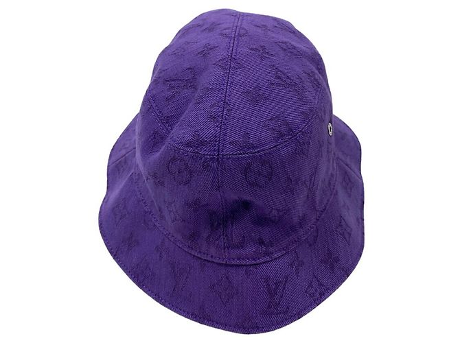 Cappello bucket essenziale Monogram viola Louis Vuitton Porpora - vista 4