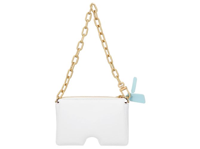 Borsa a spalla Burrow-20 Off White Bianco - vista 4