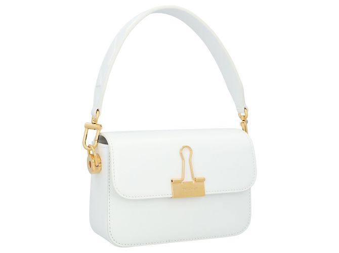 Borsa a spalla piccola Binder Off White Bianco - vista 2