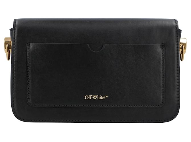 Off White Plain Binder M Schultertasche Weiß - Ansicht 3