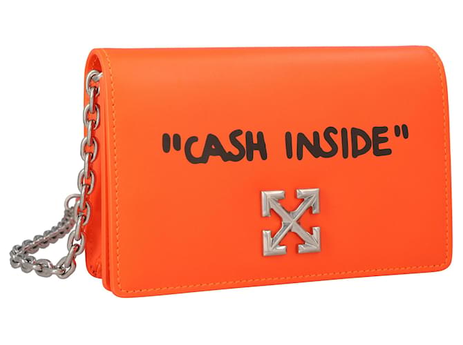 Borsa a tracolla Off White Jitney 0.5 Arancione - vista 2