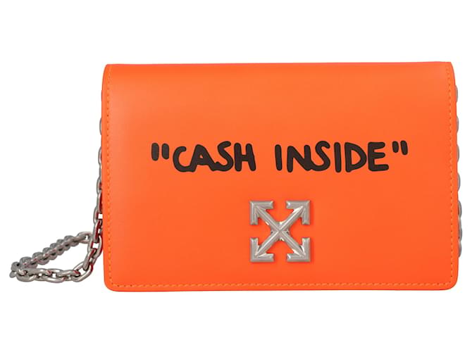 Borsa a tracolla Off White Jitney 0.5 Arancione - vista 5