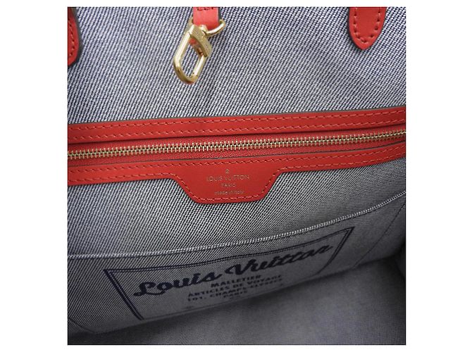 Louis Vuitton Monogram Denim OnTheGo GM Tasche M44992 Blau - Ansicht 6