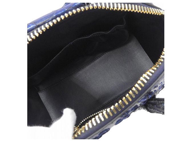 Borsa a mano Givenchy Antigona Mini 2 vie Blu Metallico - vista 3