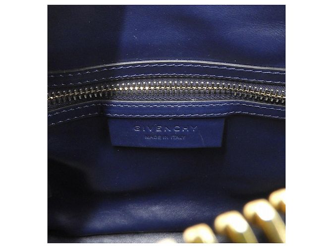 Borsa a mano Givenchy Antigona Mini 2 vie Blu Metallico - vista 8