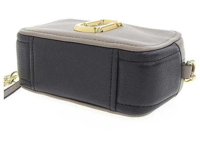 Autre Marque MARC JACOBS Bolsa de hombro Softshot 17 de cuero gris - vista 4