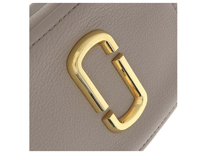 Autre Marque MARC JACOBS Bolsa de hombro Softshot 17 de cuero gris - vista 7
