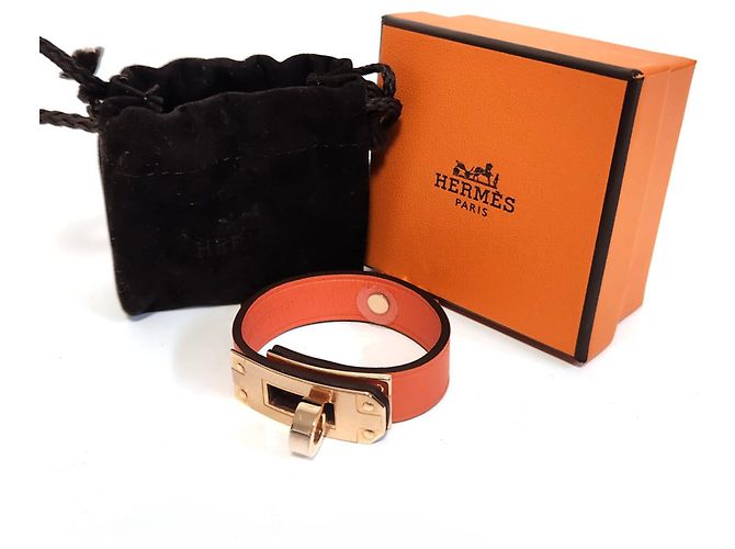 Hermès Porte-gants Hermes Kelly Orange - vue 10